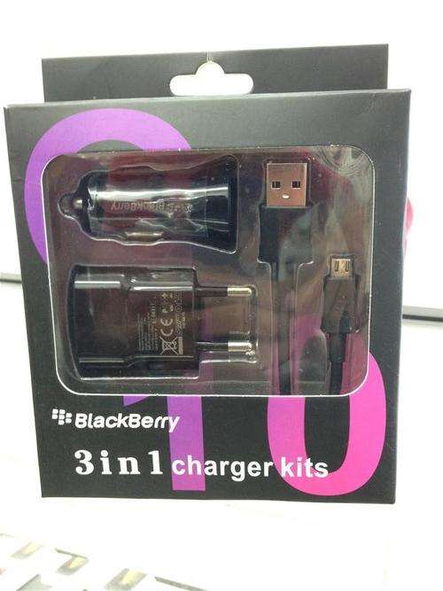 Original Blackberry 3 IN 1 Charging Kit