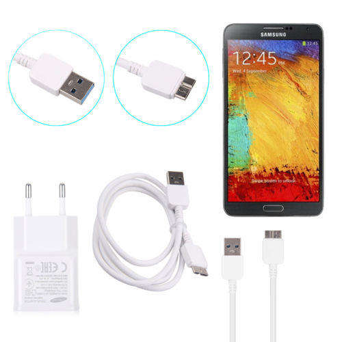 Samsung Galaxy Note 3 N9000 USB3.0 Home Charger Charging Kit