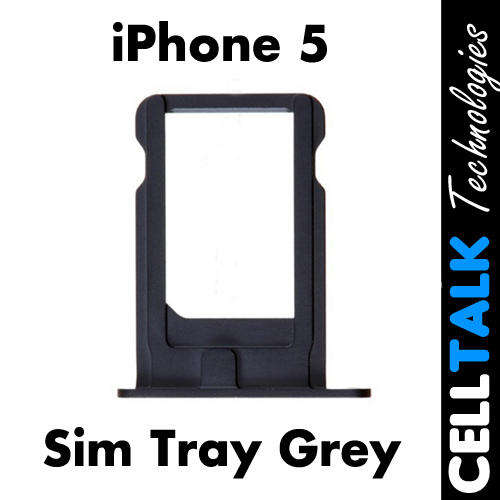 Nano Sim Card Tray Holder For iPhone 5 GREY