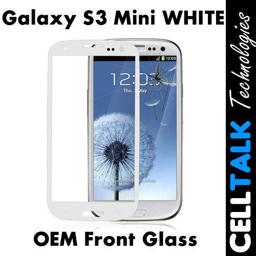 Front Glass Touch Digitizer For Samsung Galaxy S3 Mini i8190 WHITE
