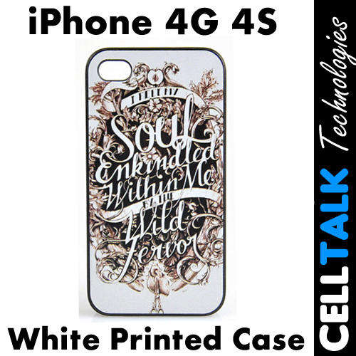 Matt Art Paint Hard Case For iPhone 4G 4S