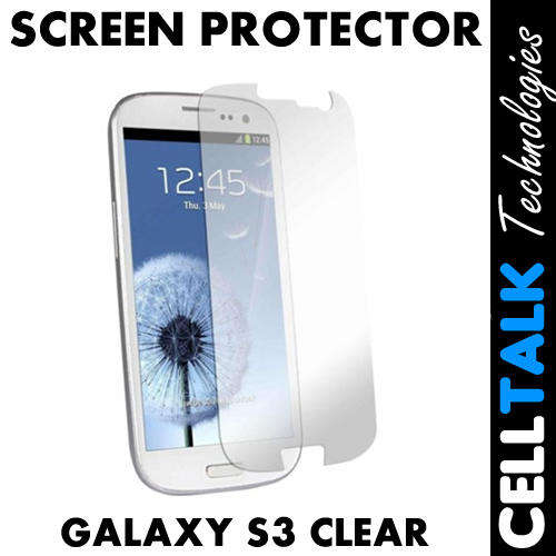 LCD Screen Guard Protector For Samsung Galaxy S3 CLEAR