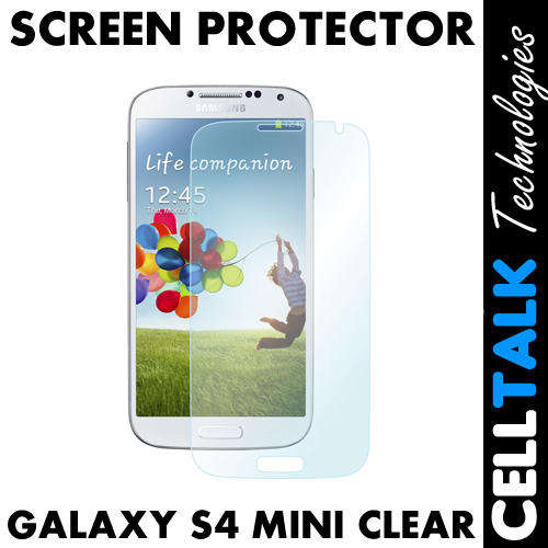 LCD Screen Guard Protector For Samsung Galaxy S4 Mini CLEAR