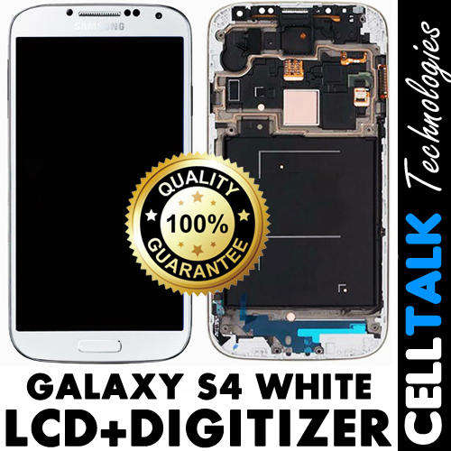 Samsung Galaxy S4 i9500 LCD + Digitizer Screen Complete Unit WHITE