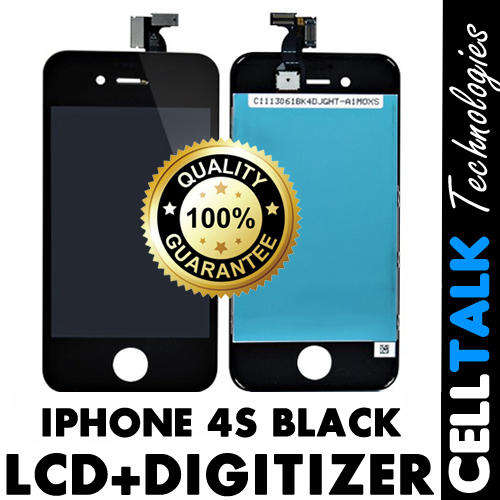 Retina Display LCD + Digitizer With Frame For Apple iPhone 4S BLACK