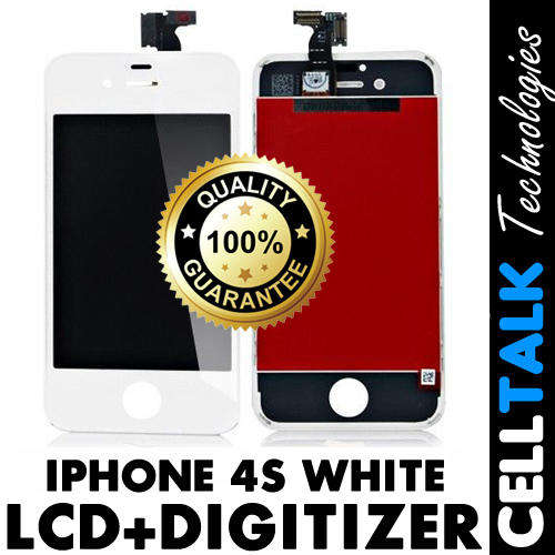 Retina Display LCD + Digitizer With Frame For Apple iPhone 4S WHITE