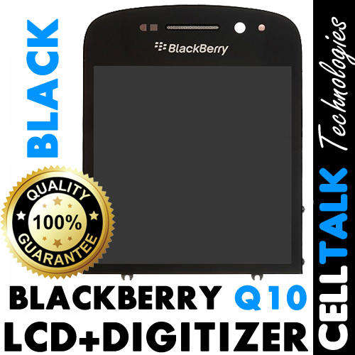 Blackberry Q10 Original OEM LCD + Digitizer Complete Unit DIY BLACK