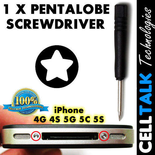 Pentalobe 5 Point Star Screwdriver for iPhone 4G 4S 5G 5C 5S iPad