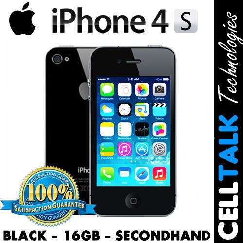 Original iPhone 4S Black 16GB In Great Condition Local Stock #GreatDeal + Lots Of Extra's :)