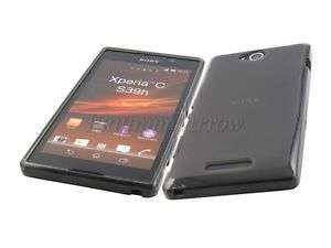 Soft Gel Silicone Case For Sony Xperia C S39h/C2304 BLACK