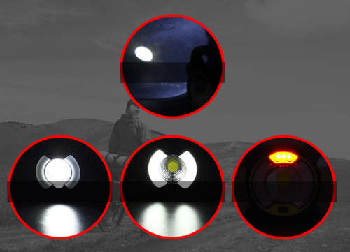 USB Portable Solar Floodlight COB work lamp