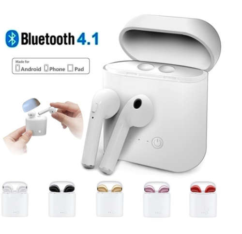 NEW i7S Stealth Mini Bluetooth Headset Earbuds 4.1 Single Ear Bluetooth Headset