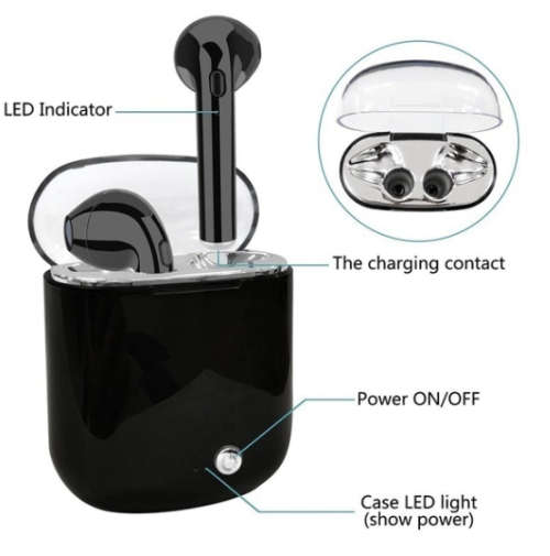 NEW i7S Stealth Mini Bluetooth Headset Earbuds 4.1 Single Ear Bluetooth Headset