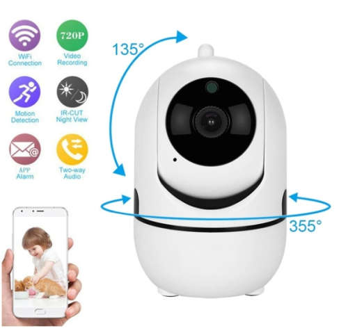 FHD 1080P WiFi Home IP Camera, Indoor Pan/Tilt Wireless Security Camera,Nanny cam with Auto Tracking