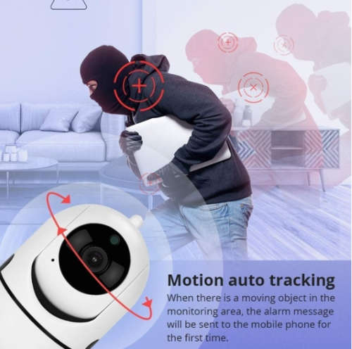 FHD 1080P WiFi Home IP Camera, Indoor Pan/Tilt Wireless Security Camera,Nanny cam with Auto Tracking