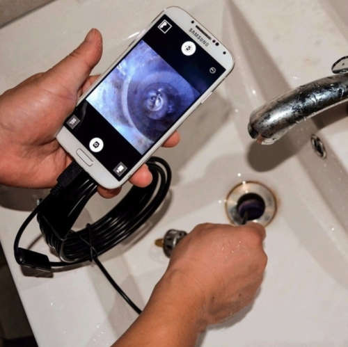 5.5mm 6 LED 1M-10M Length Endoscope Waterproof Borescope Inspection Camera For Andorid Phone