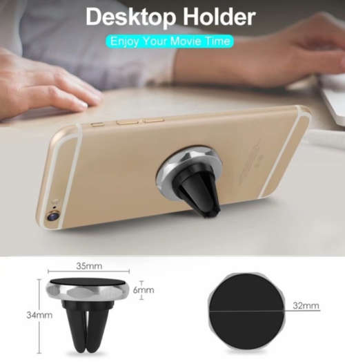 Universal Car Phone Holder Magnetic Air Vent Mount Mobile Smartphone Stand Magnet Support Cell in Ca