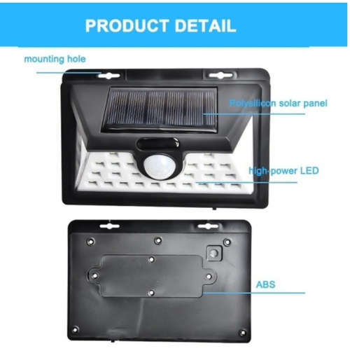 32 LED  Wall Solar Light Outdoor Security Lighting Nightlight Waterproof IP