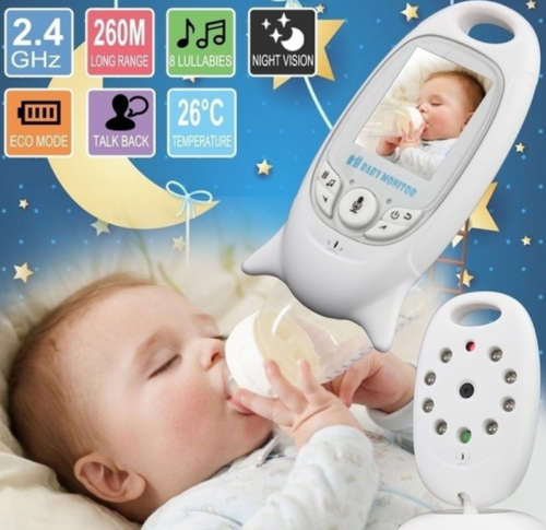 2.4 GHz LCD Wireless Digital Audio Video Security Baby Monitor 2 Way Talk Night Vision Alarm Sensor