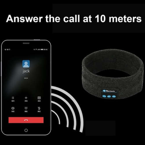 Fashion Sports Bluetooth Music Headband Knit Sleeping Headwear Headset Headphone Speaker