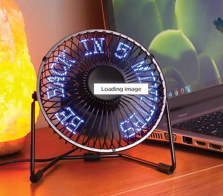 *NEW* Smart Gear Programmable LED Message Fan