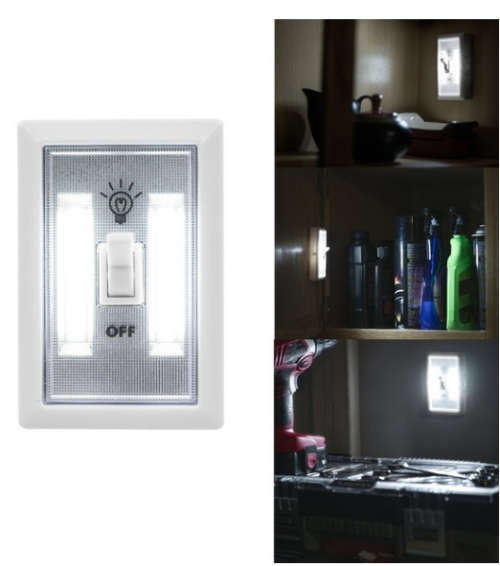 3W LED Switch Lights Wireless Cordless Under Cabinet Closet Kitchen Night Light