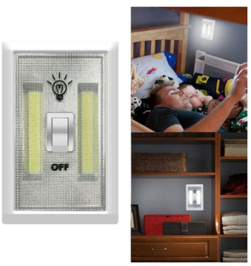 3W LED Switch Lights Wireless Cordless Under Cabinet Closet Kitchen Night Light