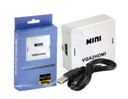 NEW MINI VGA TO HDMI HD VIDEO CONVERTER 1080P