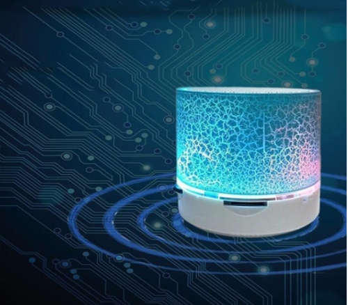 Wireless Mini LED Bluetooth Speakers Wireless Music Audio TF USB FM Stereo Subwoofer with Mic