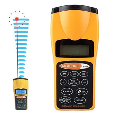 Distance Measure - Laser Distance Measurer - Ultrasonic Laser Distance Measure Pointer