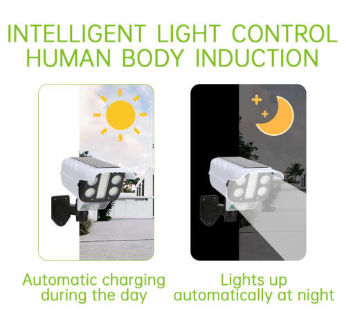 Security Solar Sensor Wall Light