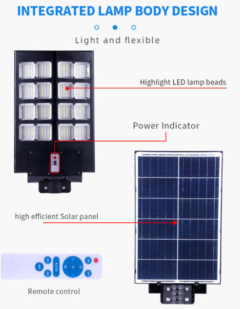 NEW High Lumen Big Solar Street Light 800W