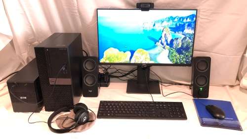 Dell Optiplex 5060 Intel Core i5 (3GHz) 1TB HDD Desktop Setup with UPS