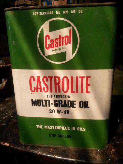 Castrol Oil tin