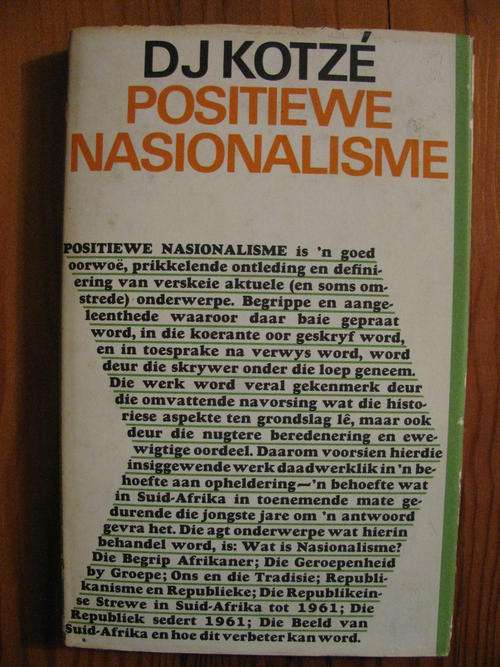 POSITIEWE NASIONALISME - D.J. KOTZE