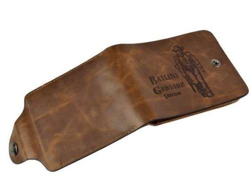 Men's Classic Leather Pockets Credit/ID Cards Holder Purse Wallet