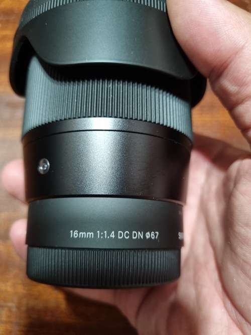 SIGMA 16MM F1.4 DC DN FOR SONY E NEVER BEEN USED OPEN BOX!