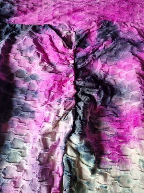 HONEYCOMB BUT LIFT LEGGINGS BELEZZA SIGNORA BRAND NEW SEALED! COLOR SEE IMAGE TIE DYE!