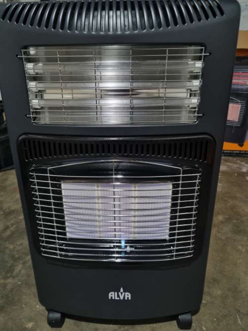 3 PANEL DAUL LUXURIOUS INFRARED RADIANT INDOOR GAS/ELECTRIC HEATER NEW OPEN BOX TESTED AND BOXED!