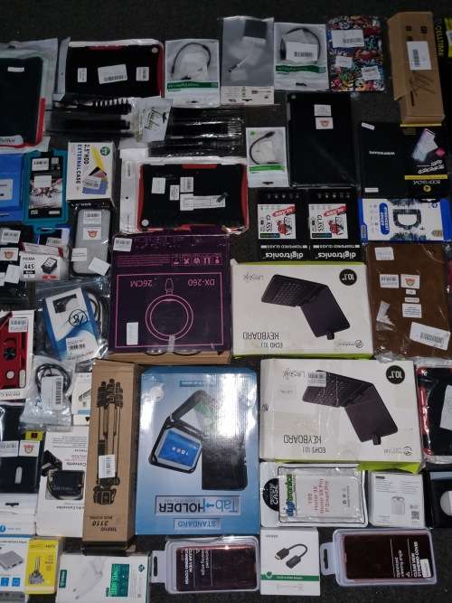 BOX FULL OF CELL AND TECH ITEMS FOR SALE! LATE ENTRY GRAB A BARGAIN!MONEY TO BE MADE!