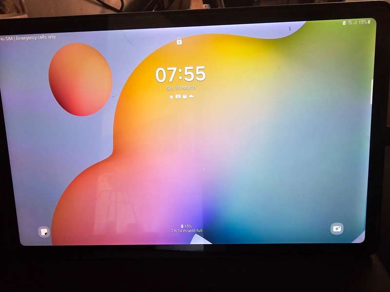 SAMSUNG TAB S6 LITE! BARGAIN LAST ONE GOOD AS NEW IMAGES! SCREEN PROTECTOR!2 WEEKS OLD!BOXED!