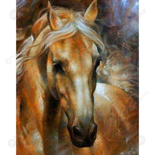 5D DIY FULL DRILL DIAMOND PAINTING BY NUMBER - HORSE