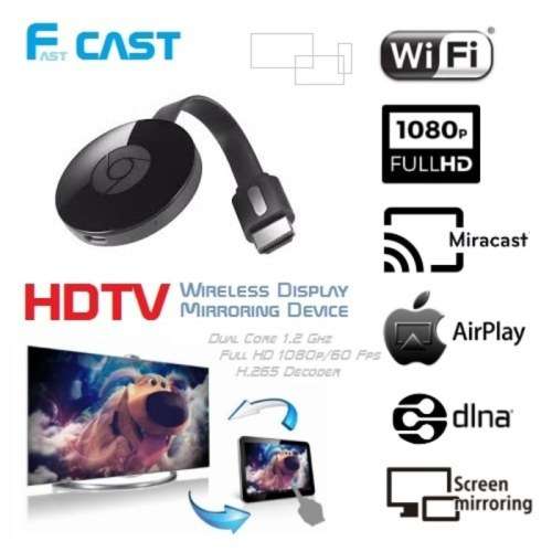 FCast-  Chromecast 2nd Gen with DLNA,Airplay WIFI display mirroring device