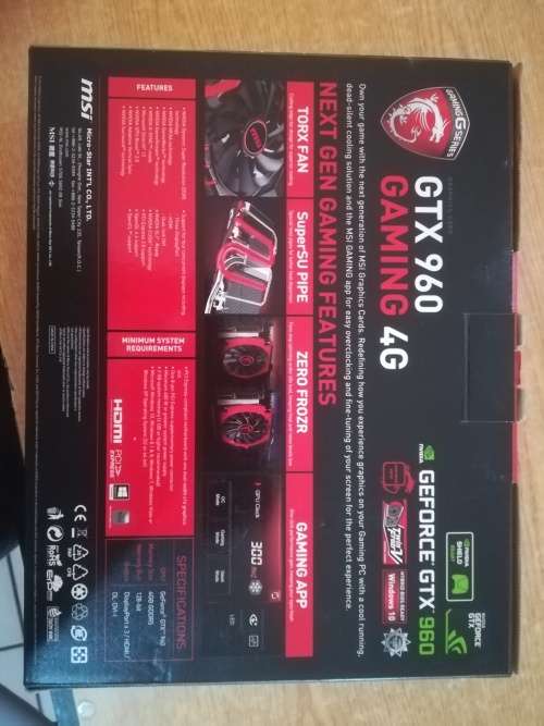 MSI Geforce GTX 960 Gaming 4GB***Retail R4300***