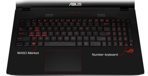 ASUS ROG 17.3 inch GAMING BEAST GL752VW- Core i7 6th gen - 16gb DDr4 - Nvidea GTX960M