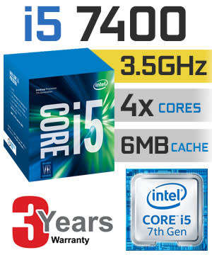 Intel Core i5-7400 CPU (7th Gen)