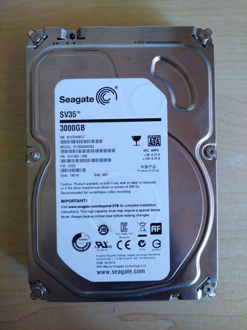 3TB Seagate Barracuda desktop hard drive