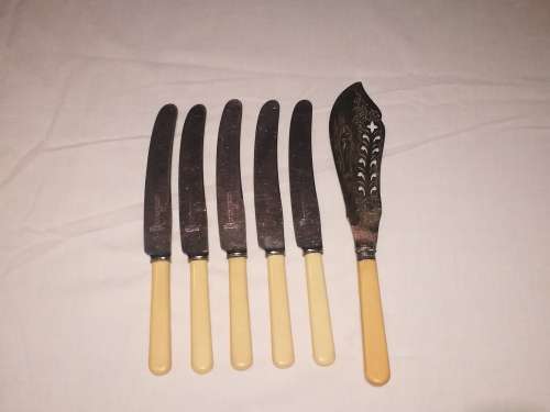 LATE ENTRY- Vintage Bone Handled Cutlery(R.Groves & Sons Ltd, Sheffield England)