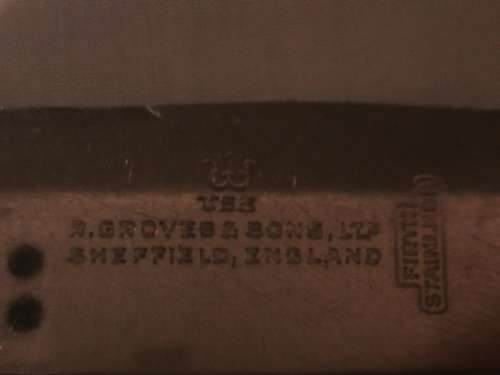 LATE ENTRY- Vintage Bone Handled Cutlery(R.Groves & Sons Ltd, Sheffield England)