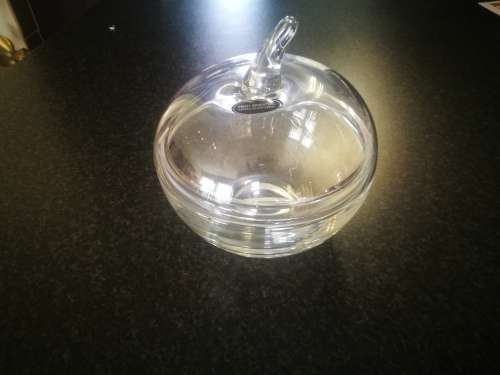 Ernt Rosemthal Cristal Jar with Lid